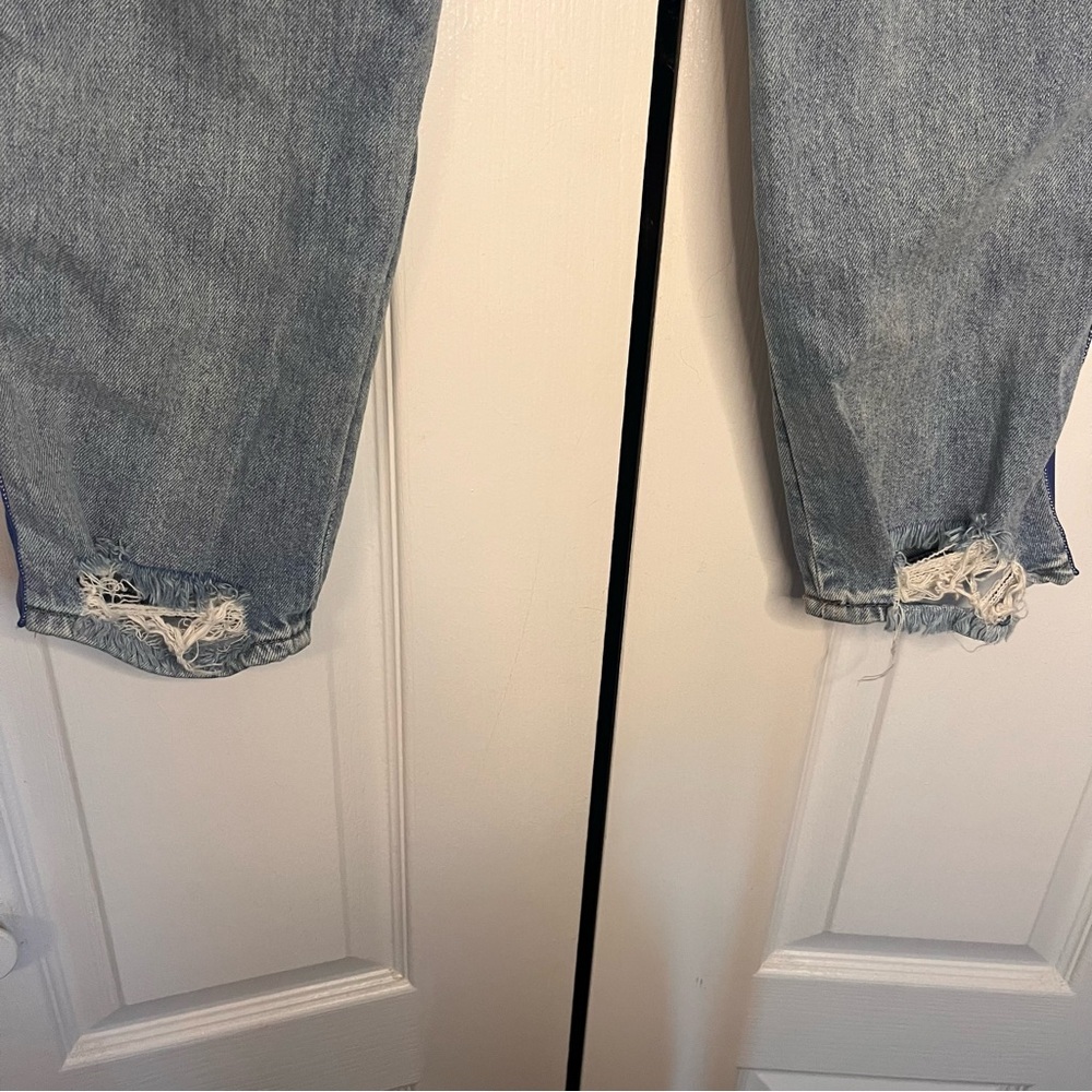 Pistola Jeans Womens Sz 29 Nico Racer Walk The Line High Rise Ankle Distressed - Picture 6 of 13